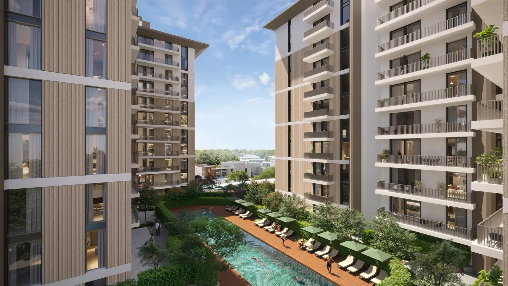 Roudah floor plan overview showing First Floor, Typical Floor and Top Floor level configurations — Expo City Dubai